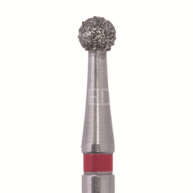 Бор алмазный для турбинного наконечника, шар 1,6 мм., красное кольцо (315.001.016)