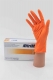 Перчатки нитриловые текстурированные н/о н/с размер XS (50 пар) NitriMax, оранжевые