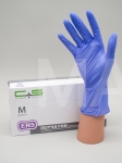 Перчатки нитриловые текстур. н/о н/с размер S (50 пар), Clean+Safe , фиолетовые
