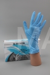 Перчатки нитриловые текстур. н/о н/с размер S (50 пар), Dr.Klauss,голубые