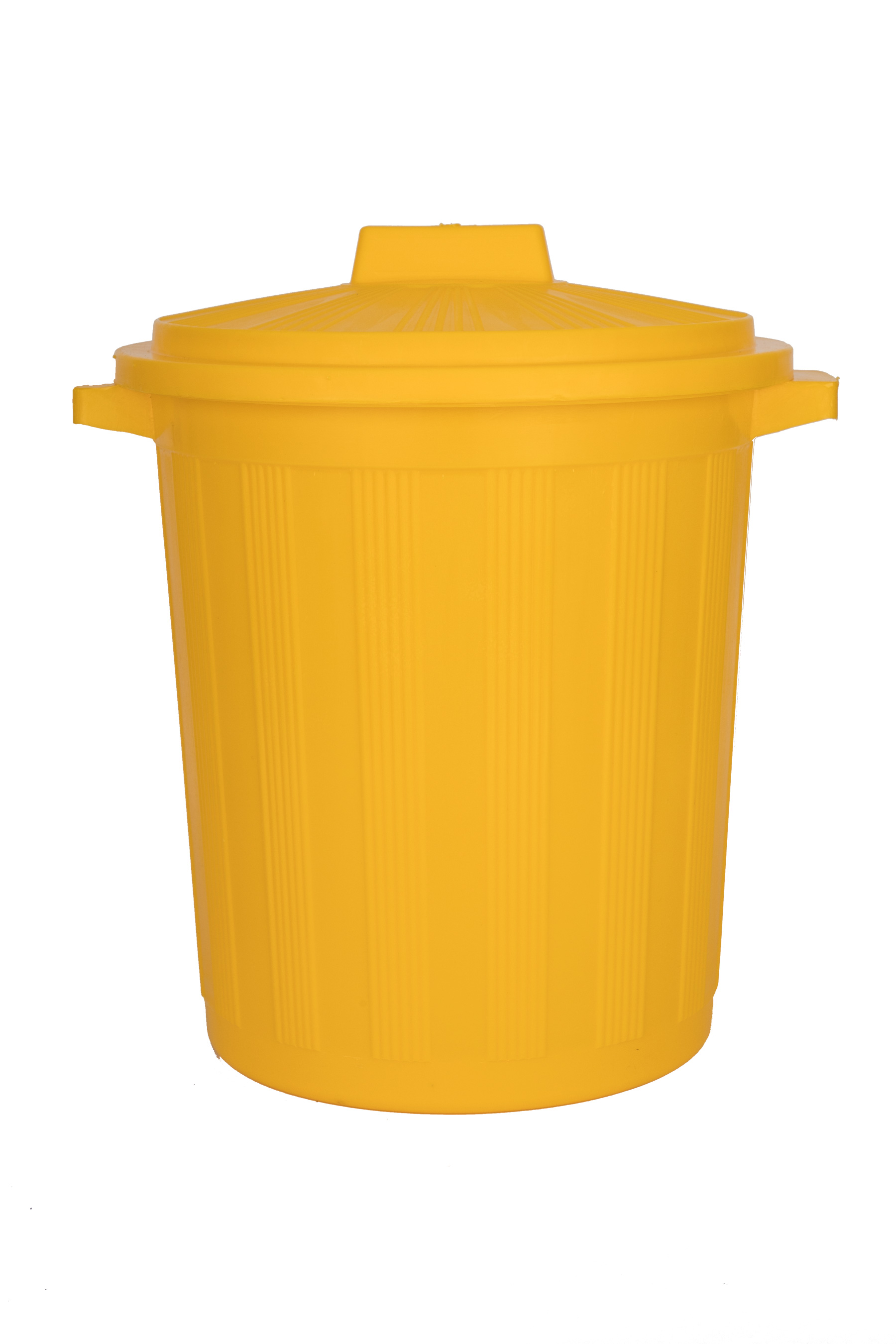 Бак с крышкой для сбора отходов 20л Класс Б(желтый)