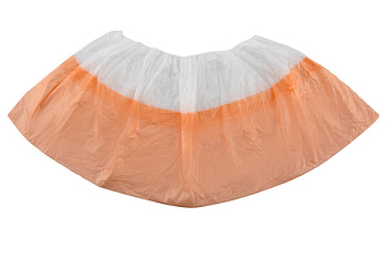 Бахилы СТАНДАРТНЫЕ Плюс 50пар бело-оранжевые