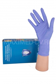 Перчатки нитриловые размер XS (100 пар) LN303 фиолетовые