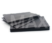 Салфетка маникюрная (бумага+полиэтилен) 33х45см 125шт черные
