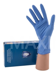 Перчатки нитриловые размер S (50 пар) LN307, фиолетовые
