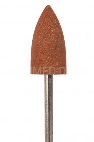 Полировщик силиконовый коричневый (средняя зернистость) острый