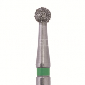 Бор алмазный для турбинного наконечника, шар 1,6 мм., зеленое кольцо (315.001.016)