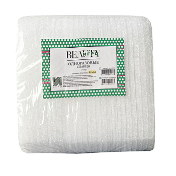 Тапочки-вьетнамки пенополиэтилен 4мм 25пар белые