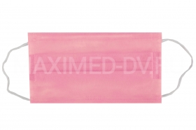 Маска 3-х слойная (50 шт) PRIME DispolanD, розовая