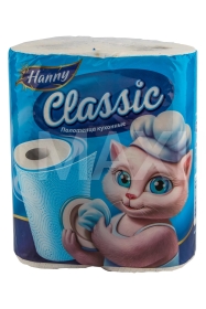 Полотенца бумажные 2-х слойные 2рулона