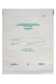 Пакет для стерилизации БЕЛАЯ БУМАГА 300х390мм (100шт) СтериМаг