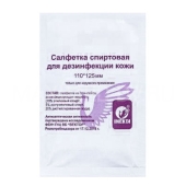 Салфетка спиртовая 110х125мм 100 шт INEKTA