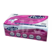 Полотенце бумажные 3-х слойные Papia 100шт в мягкой упаковке