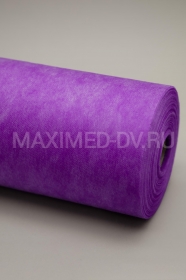 Простыни одноразовые в рулоне 70х200 см SMS17 (100 шт) с перфорацией, цвет фиолетовый
