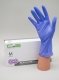 Перчатки нитриловые текстур. н/о н/с размер ХL (50 пар), Clean+Safe, фиолетовые