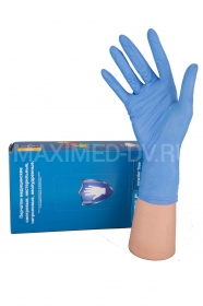 Перчатки нитриловые размер L (100 пар) AN32-23 синие