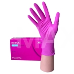 Перчатки нитриловые размер XS 50пар MediOk MAGENTA