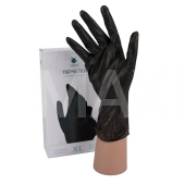 Перчатки виниловые размер XL  50пар SAF&TY черные
