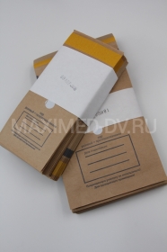 Пакет для стерилизации КРАФТ-БУМАГА с индикатором 1-го класса 115х200 мм (100 шт) КлиниПак