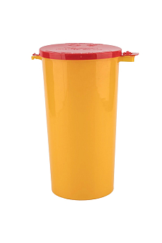 Контейнер для сбора, утилизации колюще-режущих отходов желтый класс Б 1,5л