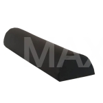 Валик полукруглый под ноги 60х16х10см черный