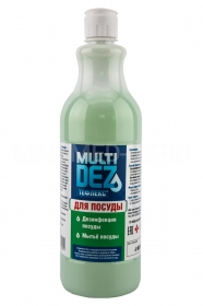 Мультидез-Тефлекс для дезинфекции и мытья посуды (дозатор) 1л