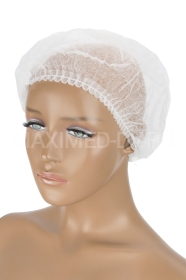 Шапочка нетканная "Шарлотта" 100шт белая