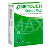 Тест-полоски Ван Тач Селект плюс (OneTouch Select Plus) 100шт