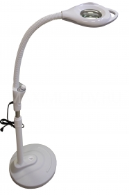 Лампа-лупа PAULER на штативе (линза 12 см, регулировка света)