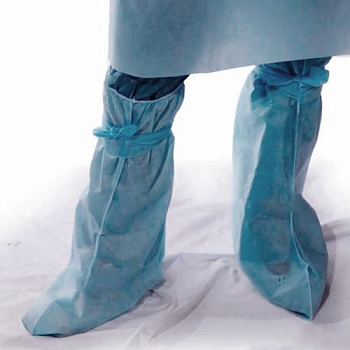 Бахилы высокие на завязках пл.42, 10пар