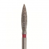 Бор алмазный для турбинного наконечника, пламевидный 1,6 мм., красное кольцо (315.249.016)
