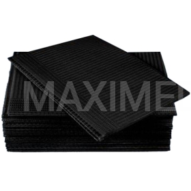 Салфетка спанлейс 30х30см 100шт ЧЕРНАЯ