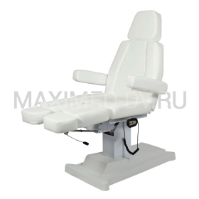 Педикюрное кресло Сириус-08 (Элегия-1В) Белый, 1 мотор, РУ