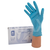 Перчатки нитриловые размер XL 50пар INEKTA голубые