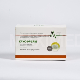 Пластырь-повязка для фиксации катетеров (канюль)6х7см КРУОФРЕЙМ 100шт