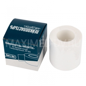 Лейкопластырь 5х500см на тканевой основе 1шт