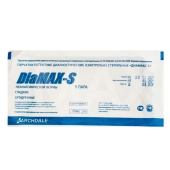 Перчатки латексные смотровые стерильные DiaMax-S, размер  M, 1 пара