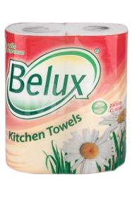 Полотенца бумажные 2-х слойные 2рулона ЭЛАРА Home