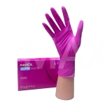 Перчатки нитриловые размер S 50пар MediOk MAGENTA 
