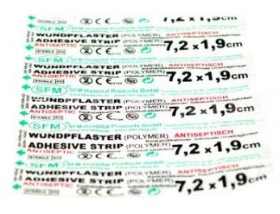 Лейкопластырь 1,9х7,2см бактерицидный SFM 